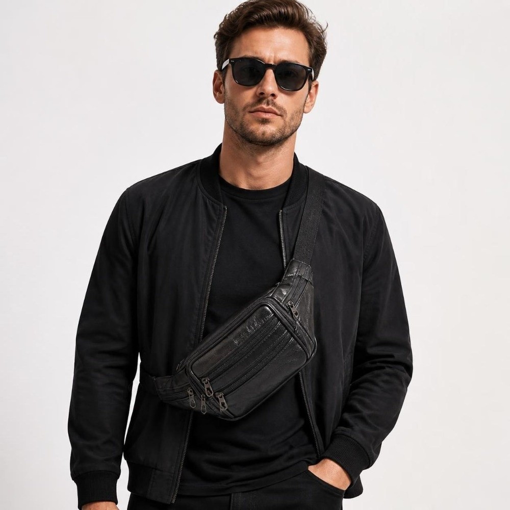 Luxury Multi-Pocket Leather Fa - Luxury Bags Leather ulasan dan harga