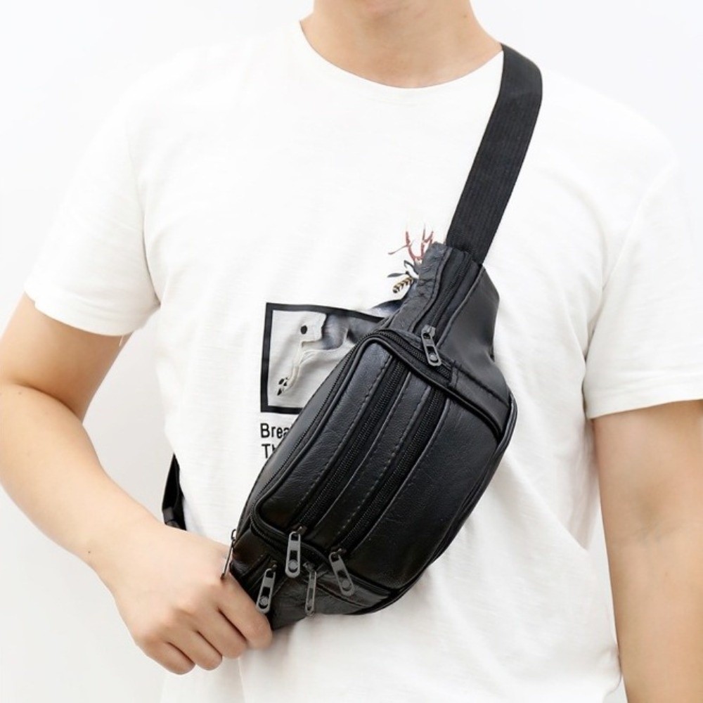 Luxury Multi-Pocket Leather Fa - Luxury Bags Leather ulasan dan harga