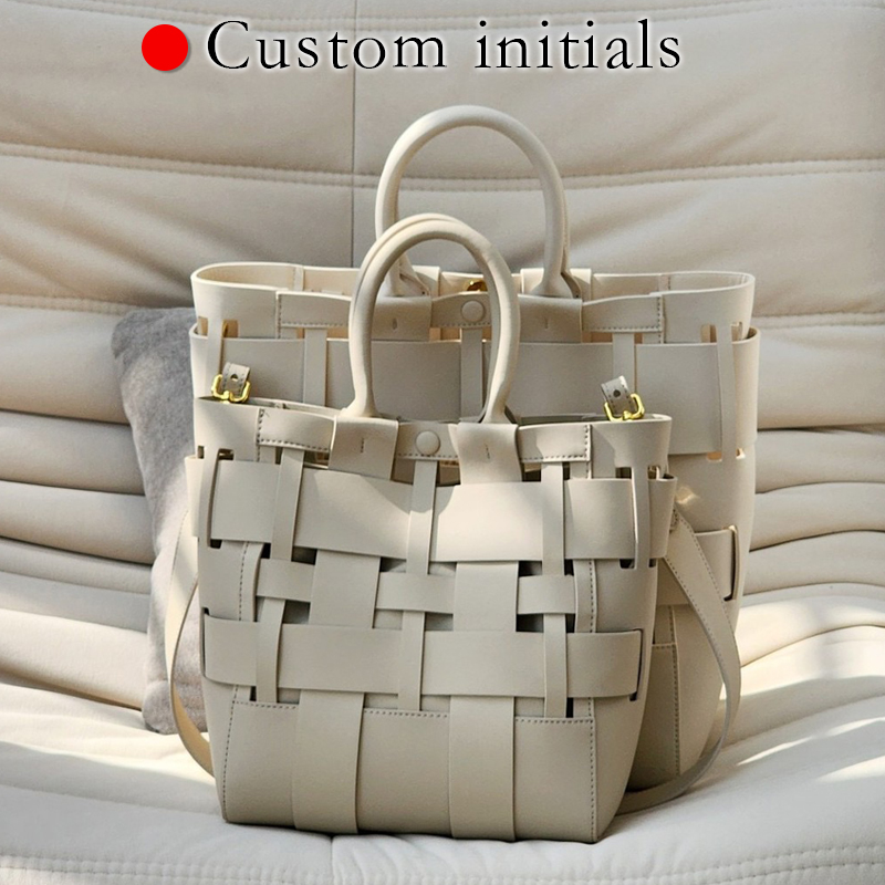 Custom Initials Genuine Leathe - Luxury Bags Tote ulasan dan harga