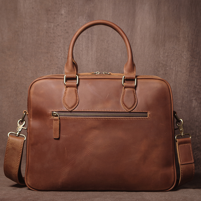GURO Men Crazy Horse Cowhide B - Luxury Bags Tote ulasan dan harga